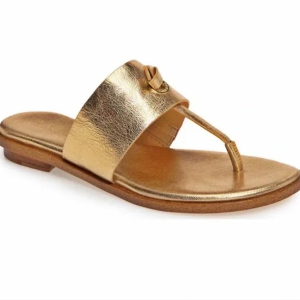 Michael Kors Cindy Gold Sandals